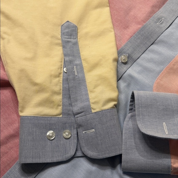 Brooks Brothers Multicolor Color Block Button Down Shirt. Nearly new XXL - Picture 9 of 9
